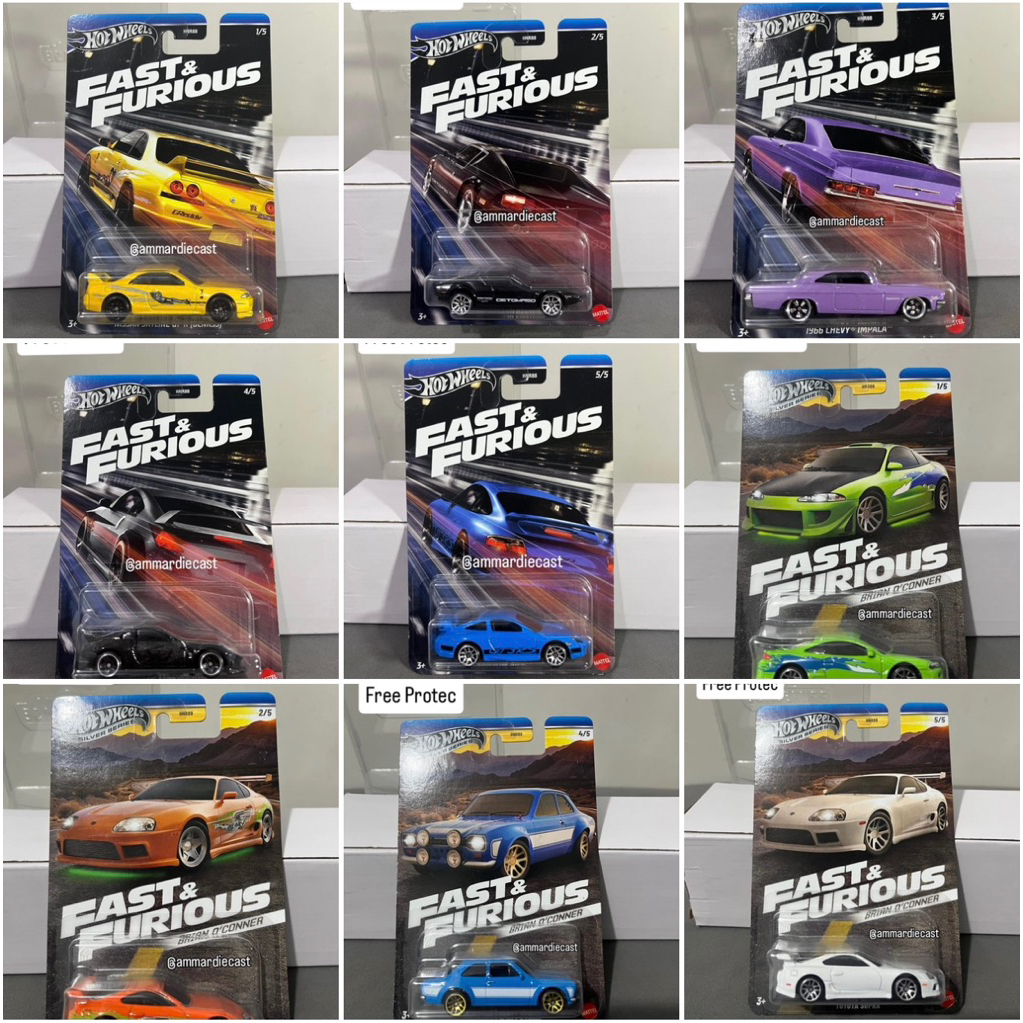 FAST & FURIOUS HOT WHEELS || Hot Wheels Fast & Furious