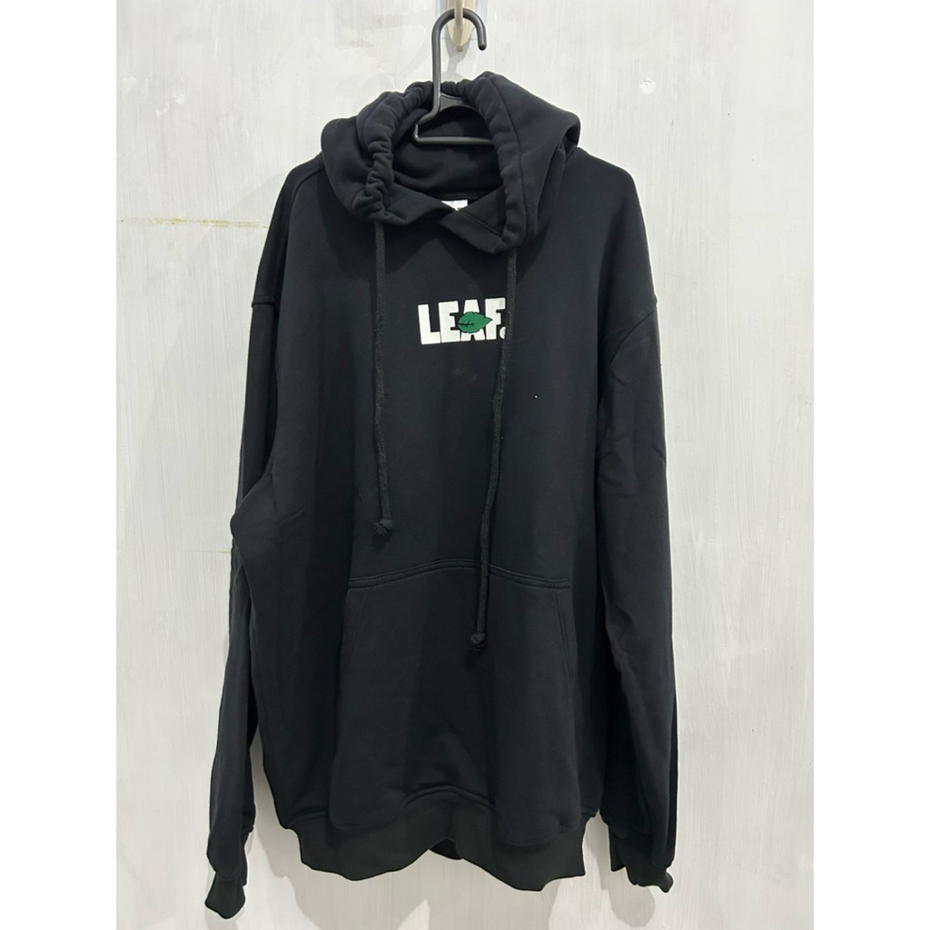 LEAF Black OG Logo Hoodie