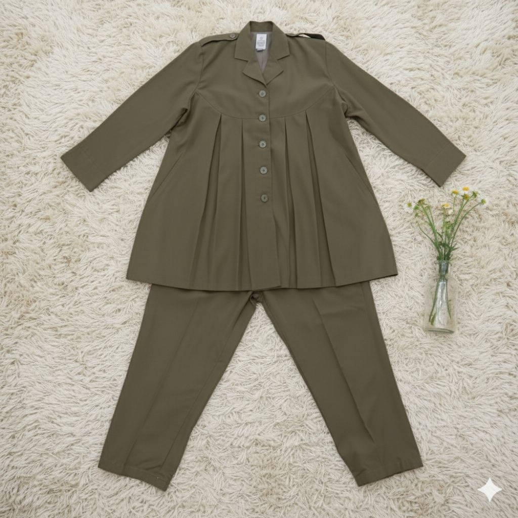 SRIKANDI INDONESIA - Setelan Celana Seragam PDH PNS PEMDA (Wanita Hamil)