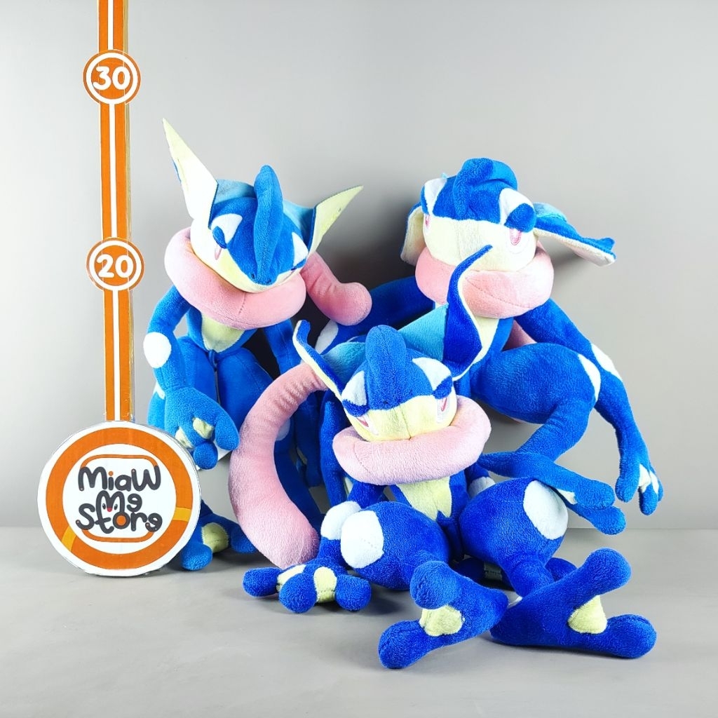 Boneka Pokemon Greninja Kodok Original Pokemon Nintendo Plush