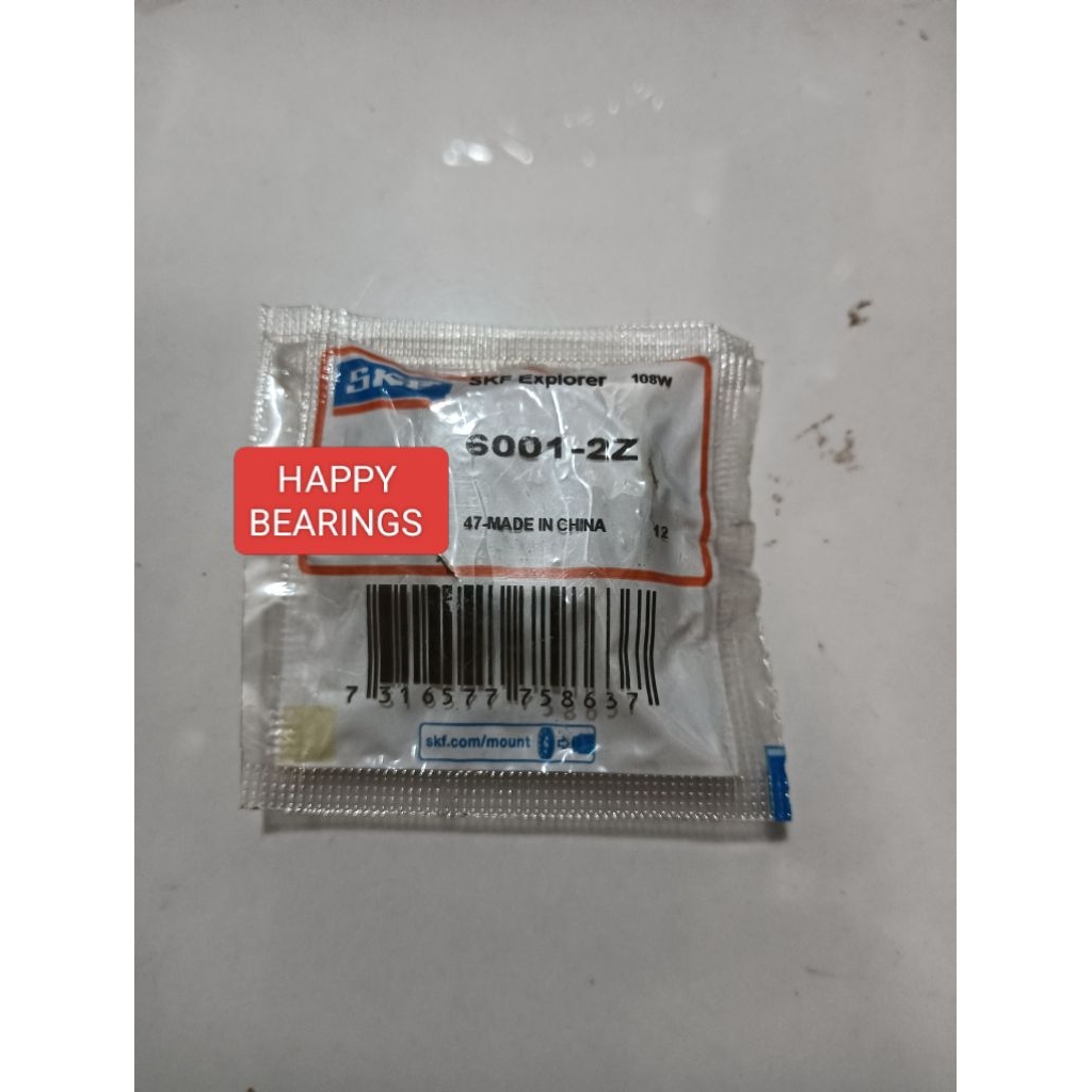 BEARING 6001ZZ / 6001-2Z / 6001 ZZ C3 SKFASLI