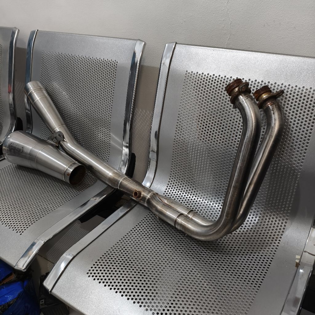 knalpot R9 original all new ninja 250 fi 2018 fullsystem