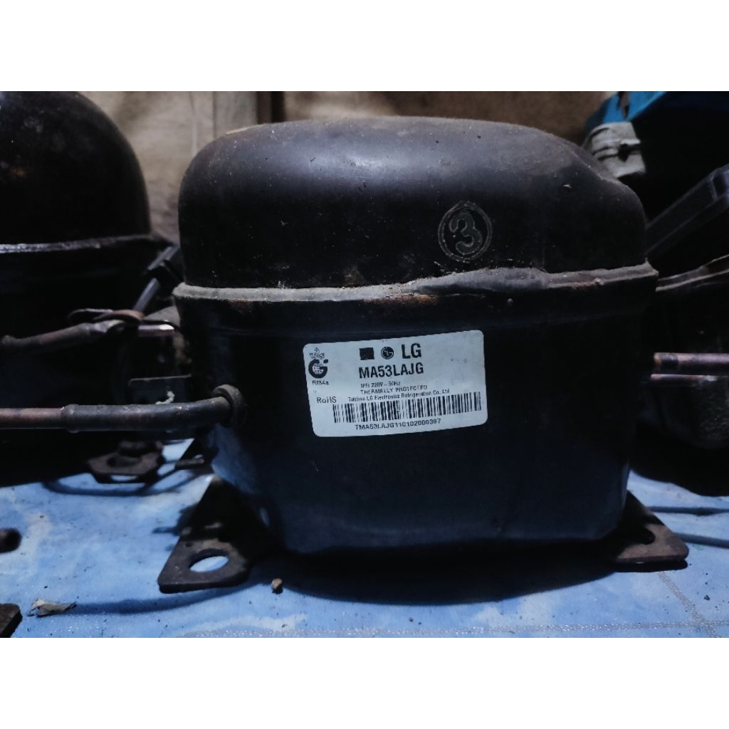 MESIN KULKAS PINTU 2 LG / KOMPRESOR KULKAS 2 PINTU ORIGINAL LG / BISA UNTUK SEMUA MERK / BISA DI PAS