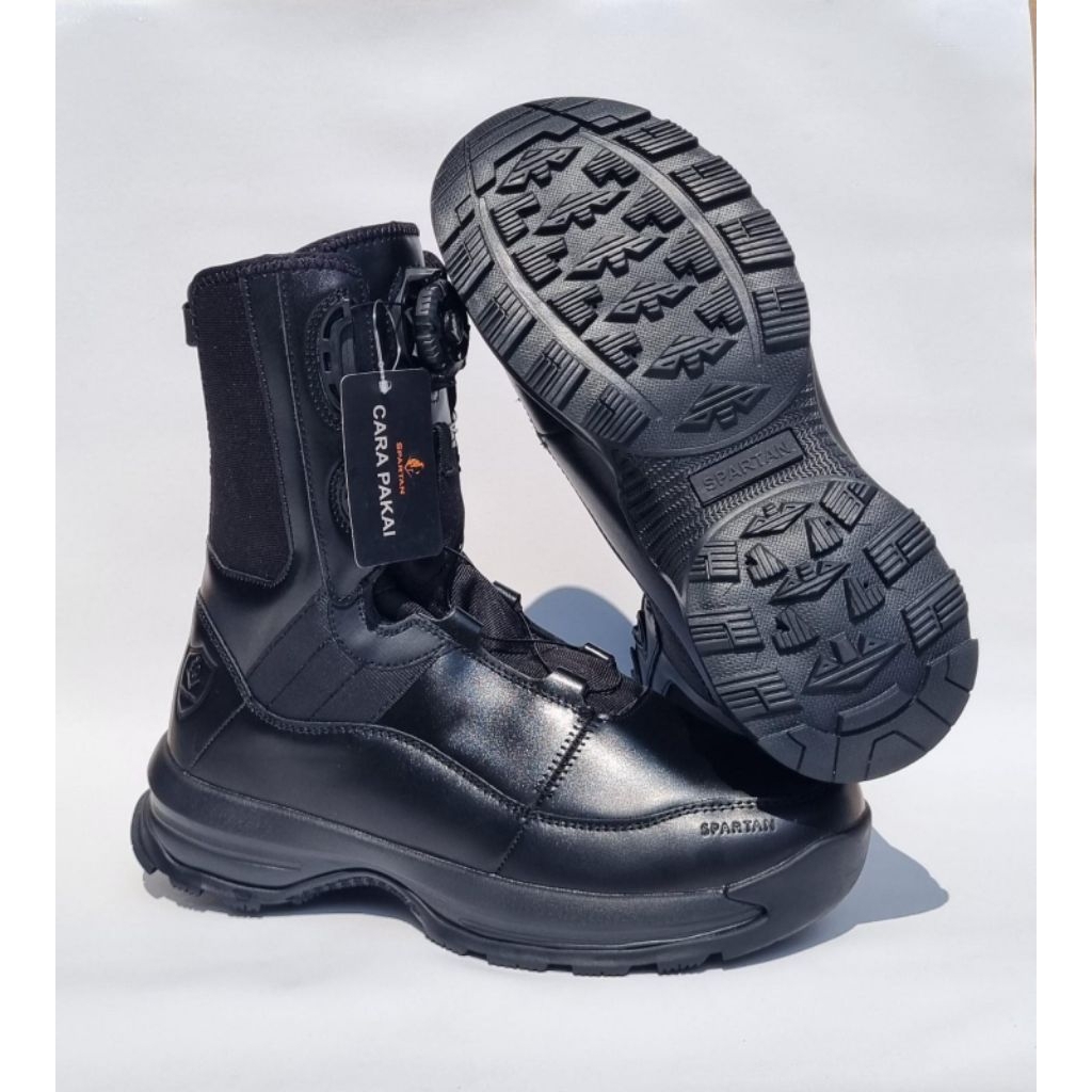 sepatu pdl TNI/polri model tali putar