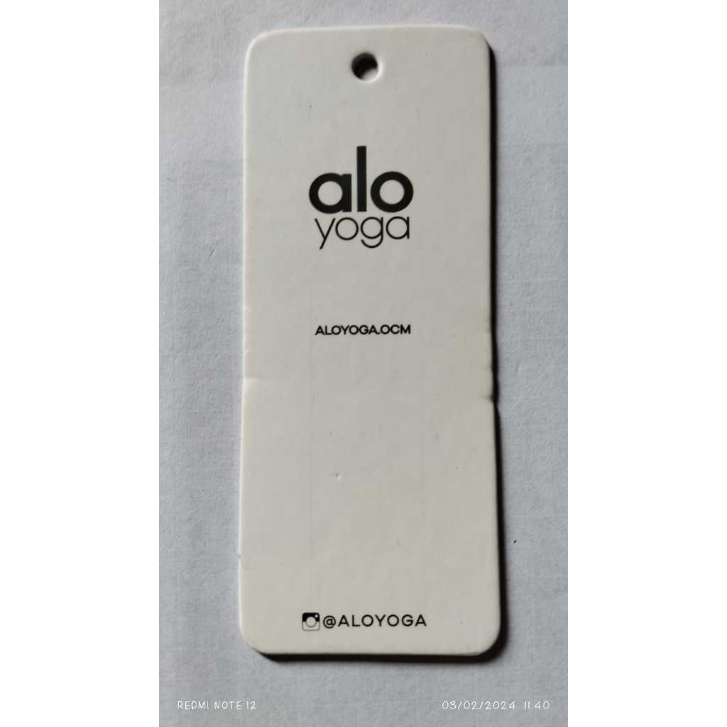 TAG LABEL ALO WOVEN & HANGTAG