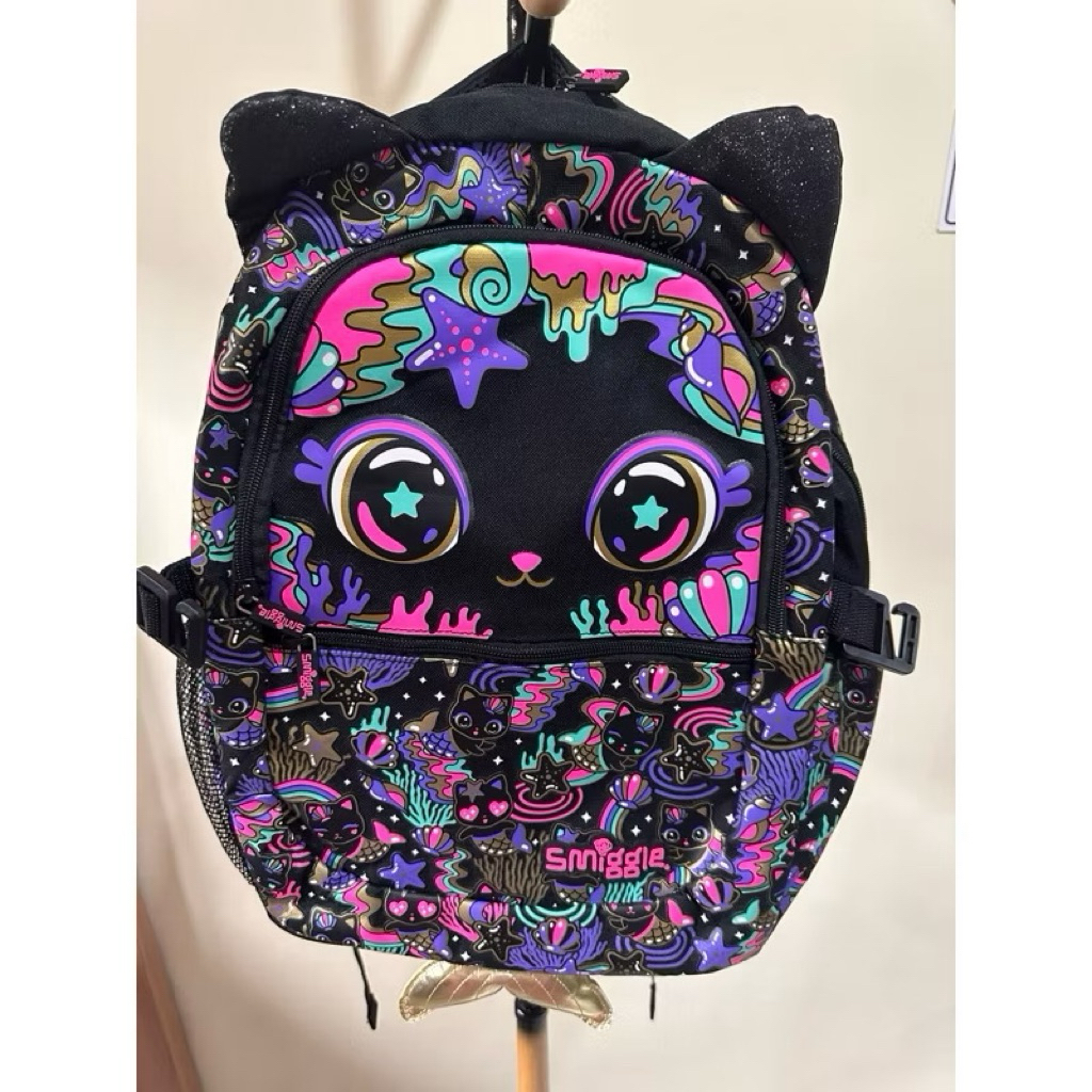 Preloved Smiggle BackPack/Preloved Smiggle/Preloved Tas Sekolah Anak/Preloved Hey Cat BackPack Smigg