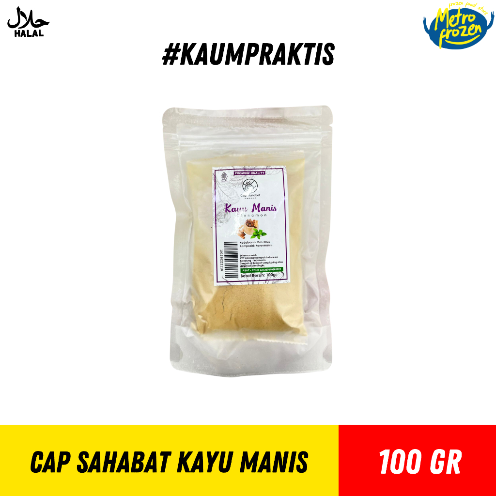 CAP SAHABAT Kayu Manis Bubuk 100gr //cinnamon //kayu manis bubuk