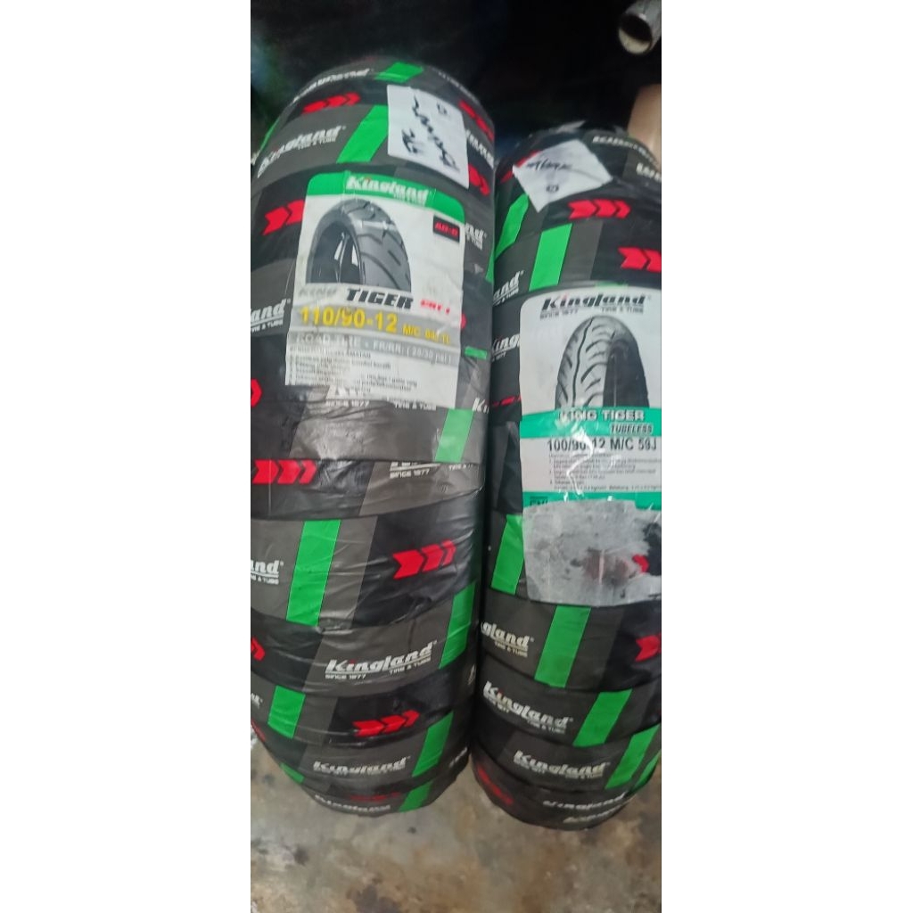 BAN LUAR KINGLAND SCOPY RING 12 DEPAN BELAKANG