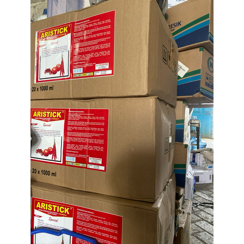 1 DUS 1 KARTON ARISTICK 1 LITER PEREKAT ( 20 BOTOL )