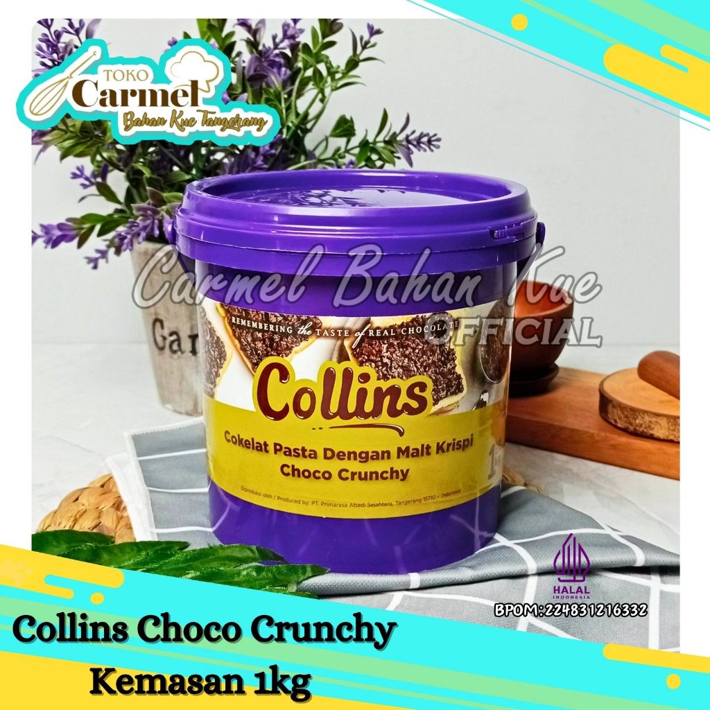 Collins Coklat Crunchy 1kg - Selai Choco Crunchy