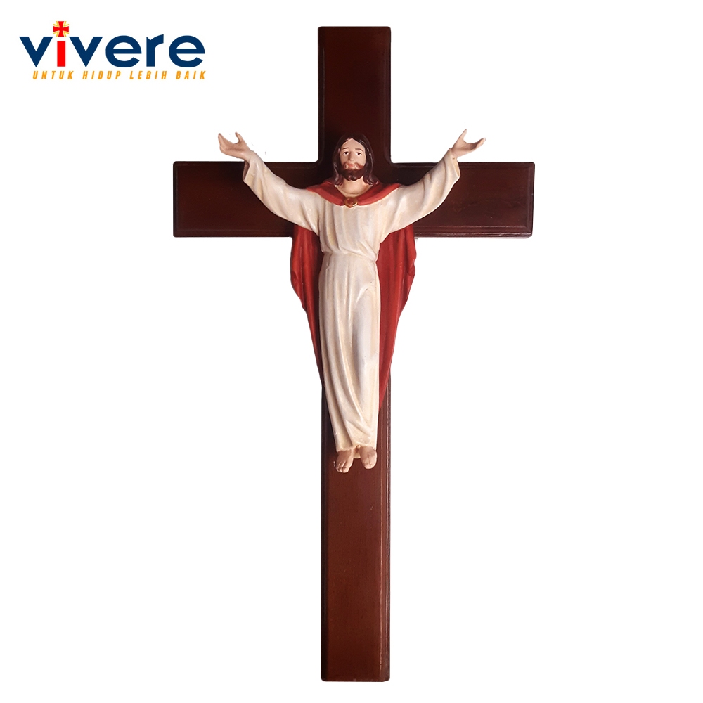 Salib Yesus Naik Ke Surga 40 cm