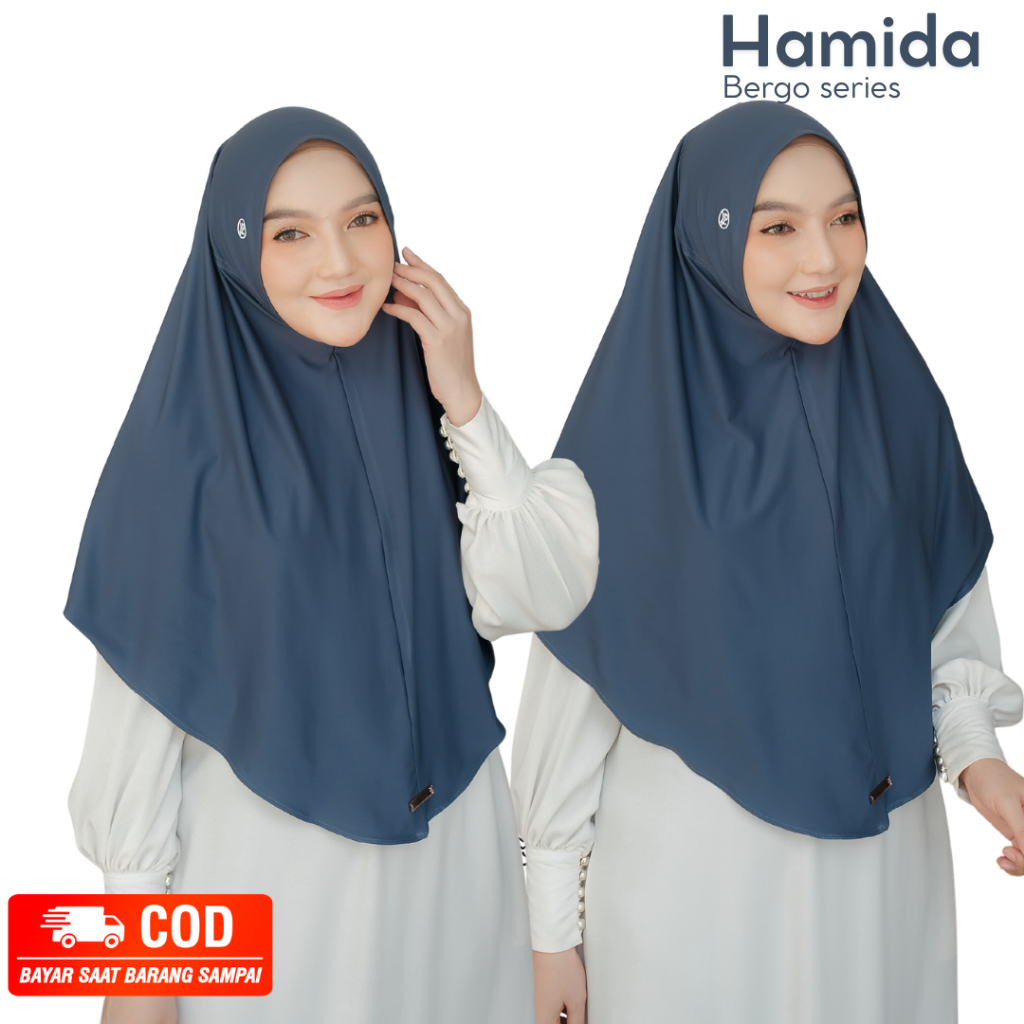 Majida Hijab – Hamida Bergo | Jilbab Instan Terbaru & Syari Non Pet | Jersey Livina Premium