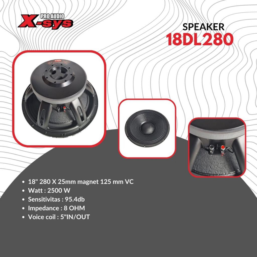 Speaker X-SYS 18DL280 18"