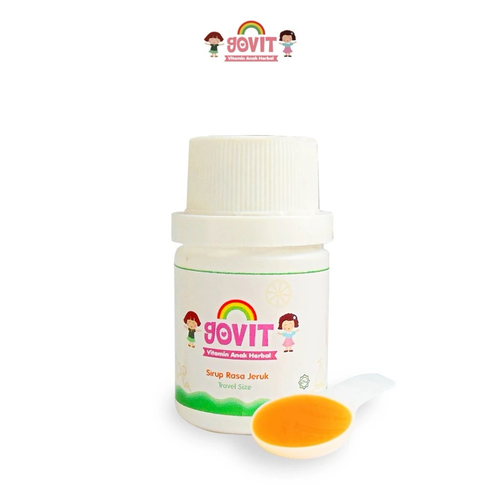 (GOVIT TRAVELSIZE 50ML) GOVIT VITAMIN HERBAL ANAK TERAMPUH PENAMBAH NAFSU MAKAN ANAK
