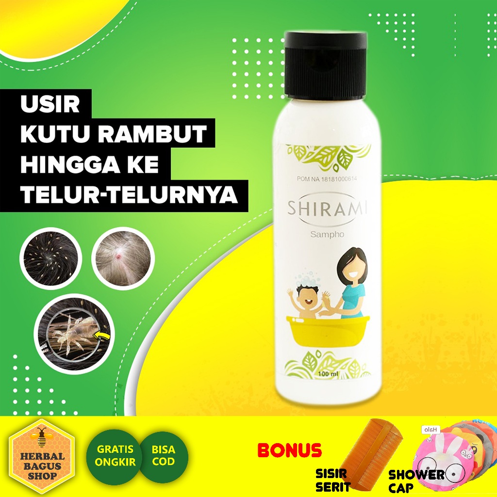 Shampo Kutu Rambut Anak dan Dewasa Ampuh, Sampo Kutu Rambut Anak dan Dewasa Ampuh, Shirami BPOM
