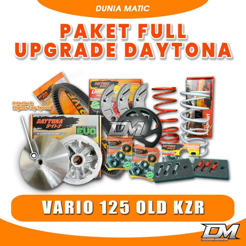 PAKET FULL DAYTONA UPGRADE CVT PULLEY INTERLOCK VARIO 125OLD/KZR VARIO 125 CBS OLD DAYTONA ORIGINAL 