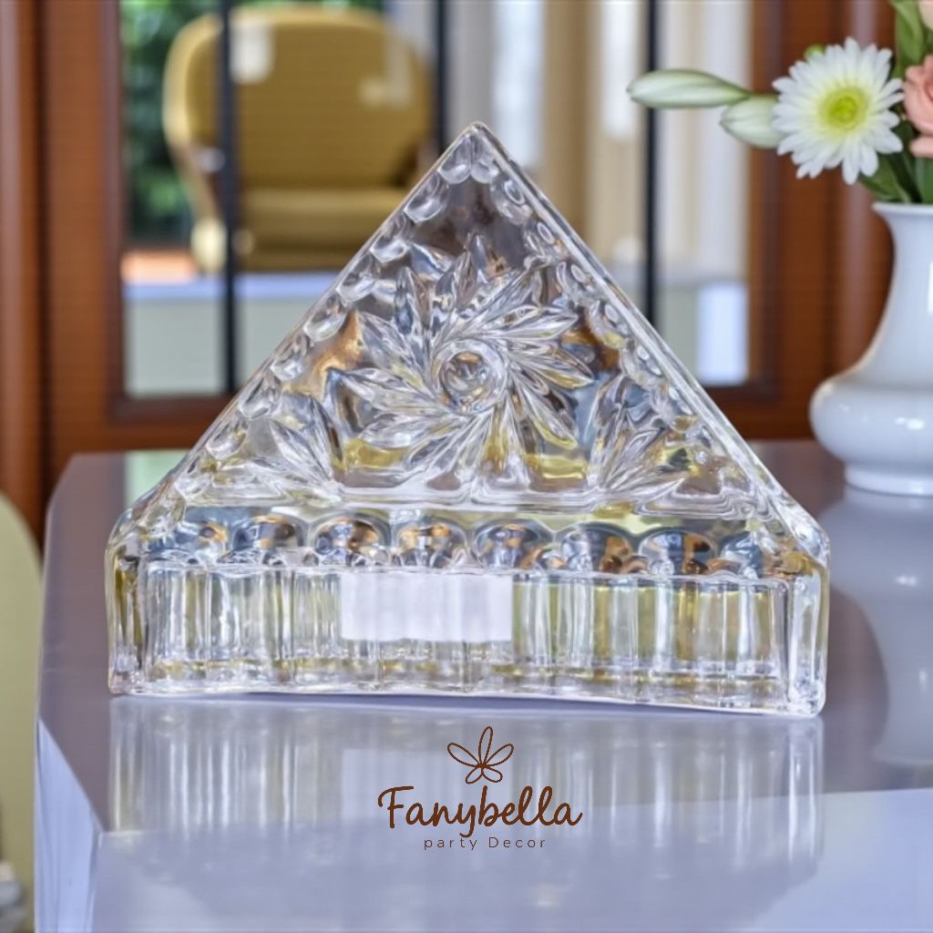 TEMPAT TISU KACA KRISTAL