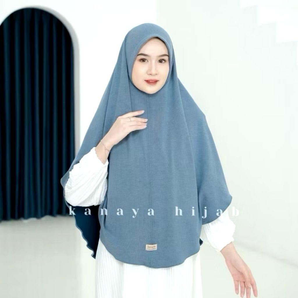 JILBAB kanaya MALAY KNIT size XL JUMBO by KANAYA HIJAB