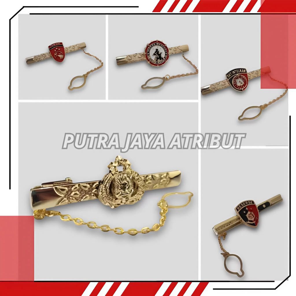 PENJEPIT DASI PIN POLRI LOGO TRIBRATA | PASPAMPRES | PAMINAL | RESERSE | SAT INTELKAM | INTEL