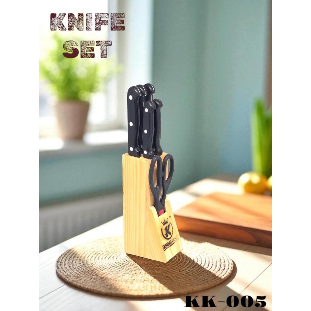 PISAU SET / SET PISAU DAPUR  / KNIFE SET / PISAU SET 6 IN 1