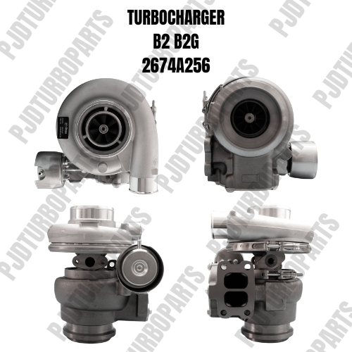 TURBOCHARGER TURBO ASSY B2 B2G D6N 6.0L KT 2674A256 / 2674A604 / 315-9810 / 1070-988-0002 / 4588357 