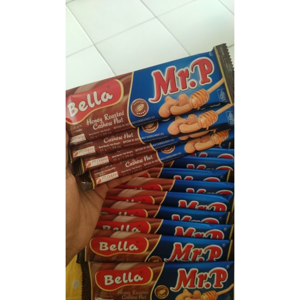 Cokelat Bella Mr. P Honey Roasted Cashew Nut