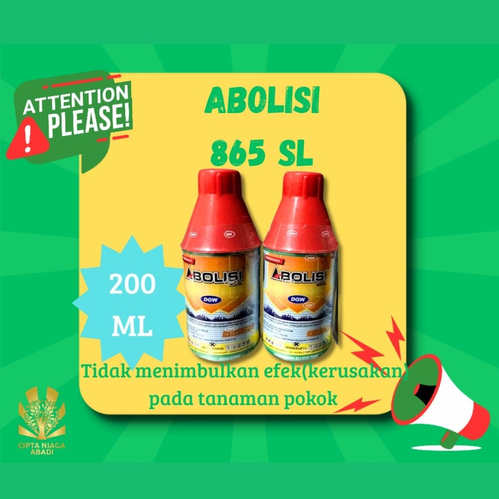 Herbisida Sistemik Selektif ABOLISI 865 SL, 200ml