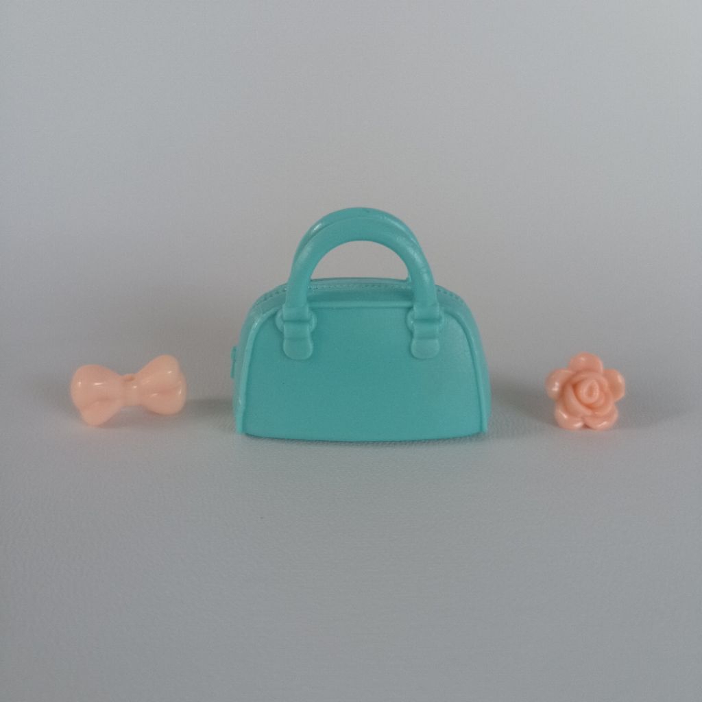 Tas Barbie Ori Mattel – Elegant Tosca Handbag | Tas Barbie Handbag Warna Tosca