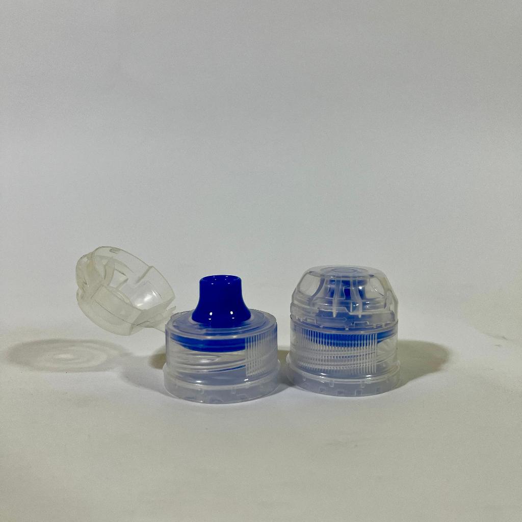 Tutup Botol Aqua Model Fliptop Neck 30 Segel / Tutup Botol Aqua New