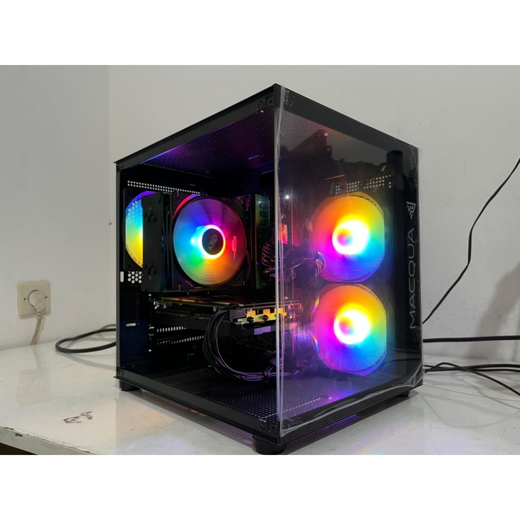 PC GAMING RAKITAN INTEL CORE i5 10400F RAM 16GB Feat BIOSTAR RX 6600XT