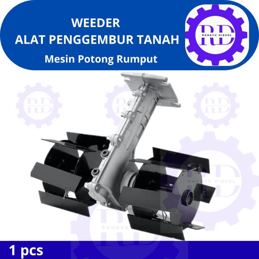 Alat penggembur tanah dan penyiang gulma Weeder head  mini cultivator | Weeder mesin potong rumput
