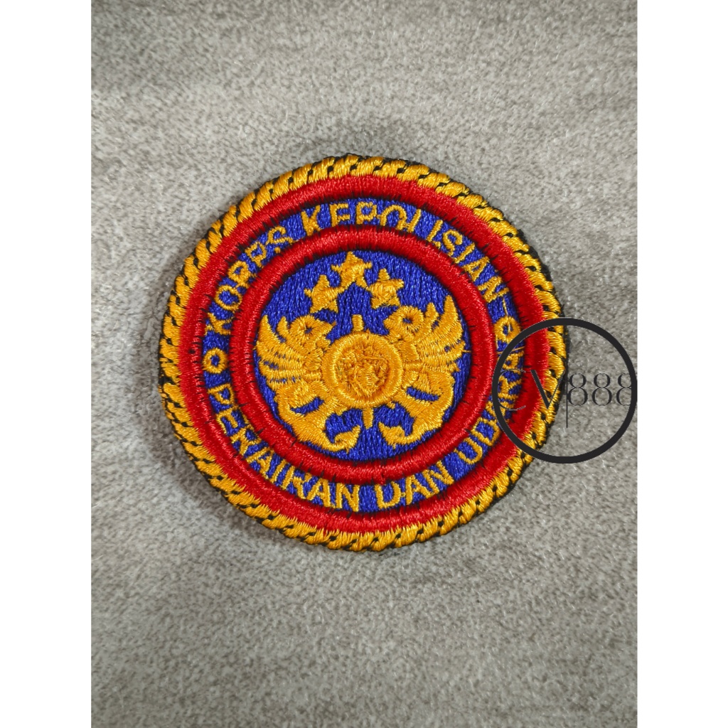 Bet Timbul Roda Polairud - Bet Baju Polairud - Badge Timbul Brivet Roda Polairud - Brivet Roda Polai