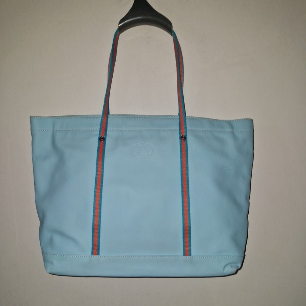 tas wanita totebag warna biru muda