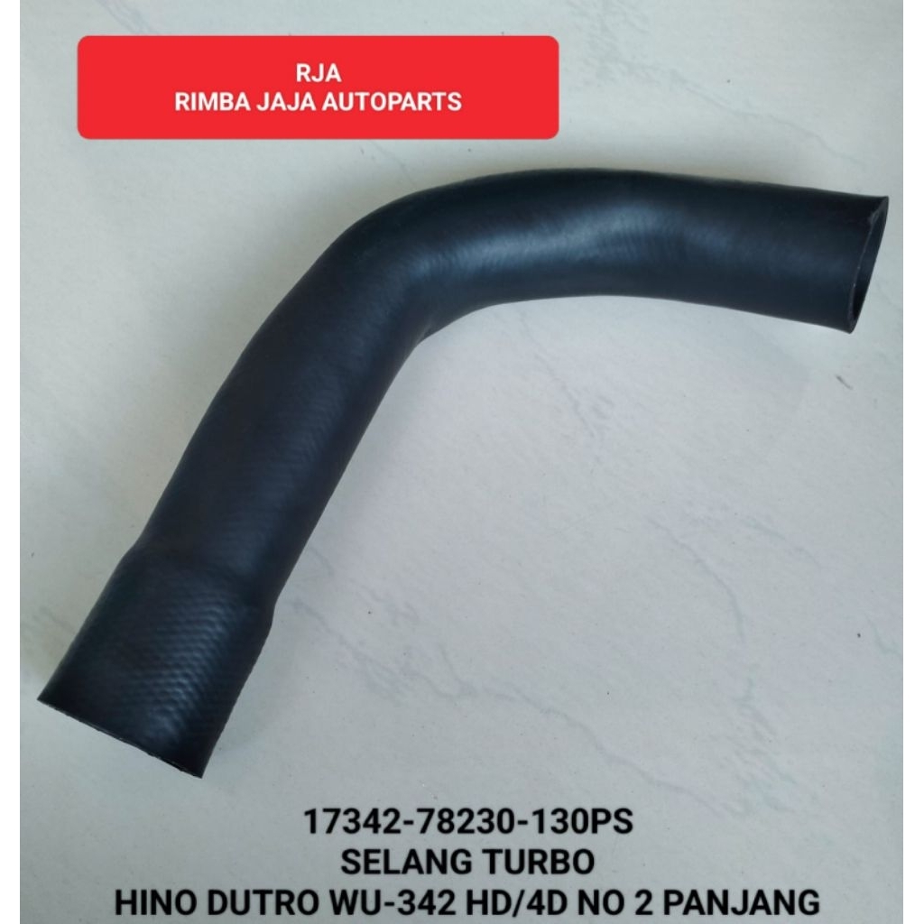 SELANG TURBO AIR HOSE UNTUK MOBIL HINO DUTRO WU-442 HD/4D NO.2 PANJANG (17342-78230-130PS)(PANJANG 3