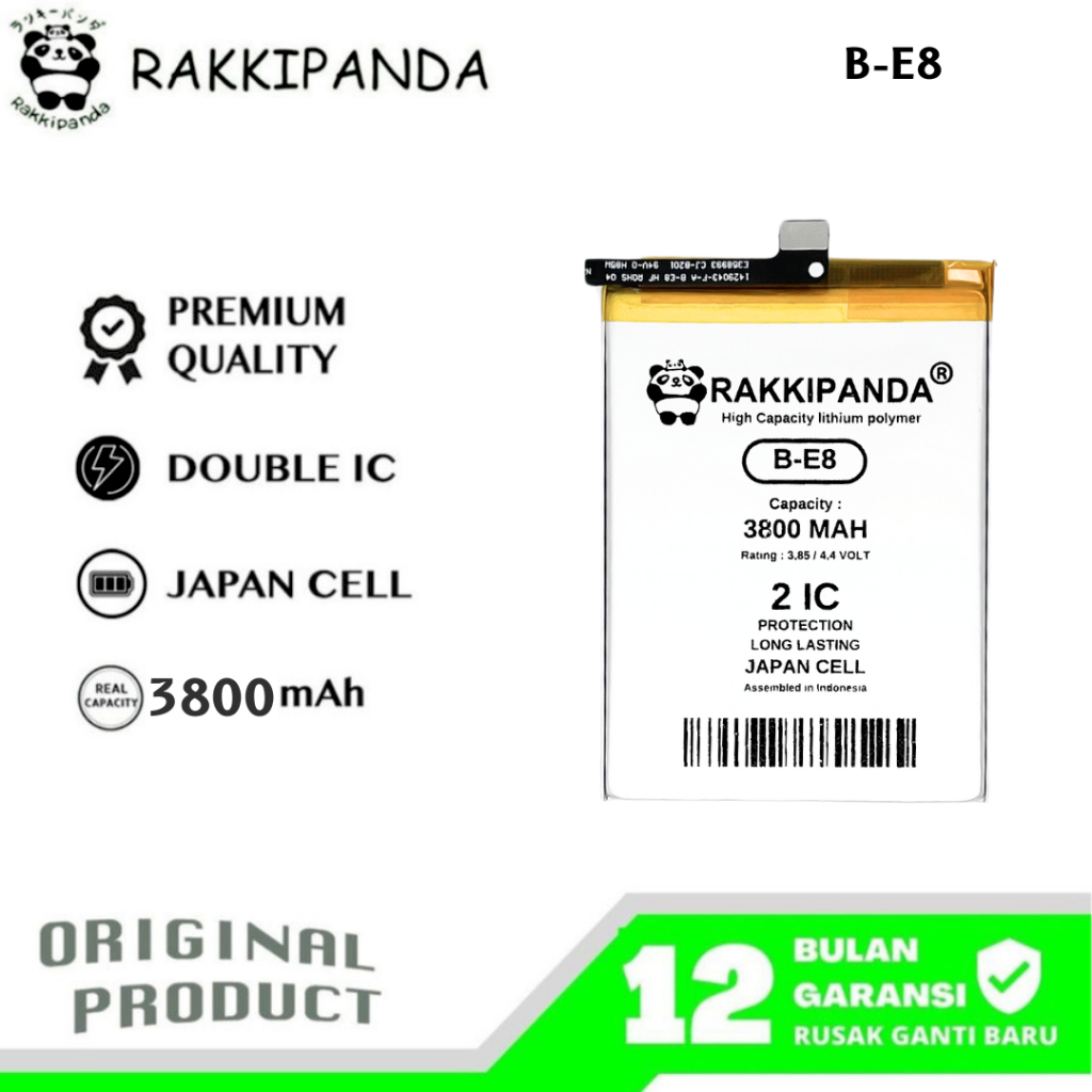 RakkiPanda - B-E8 Vivo V11 1806 / V11i / Y97 Batre Batrai Baterai