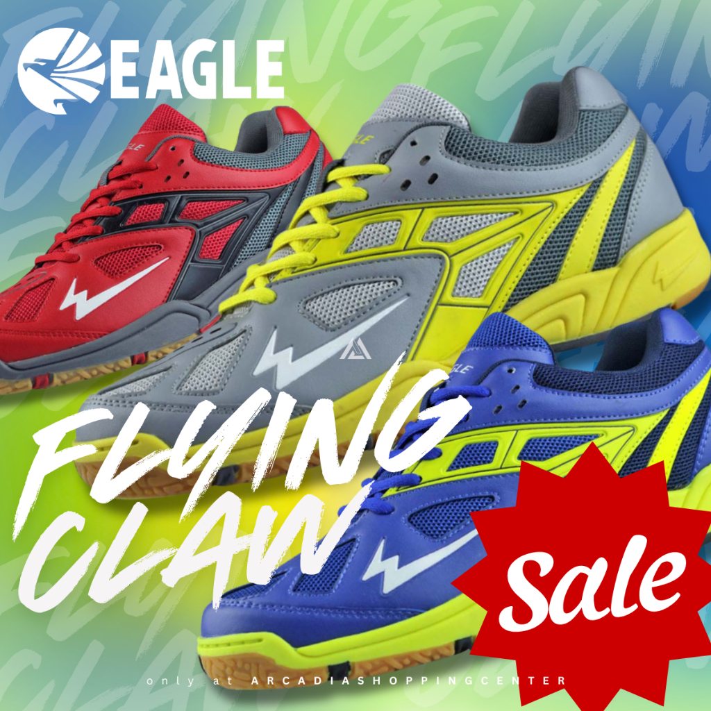 EAGLE FLYING CLAW SEPATU BADMINTON DEWASA BULUTANGKIS SHOE SNEAKER UNISEX ARCADIASPORT