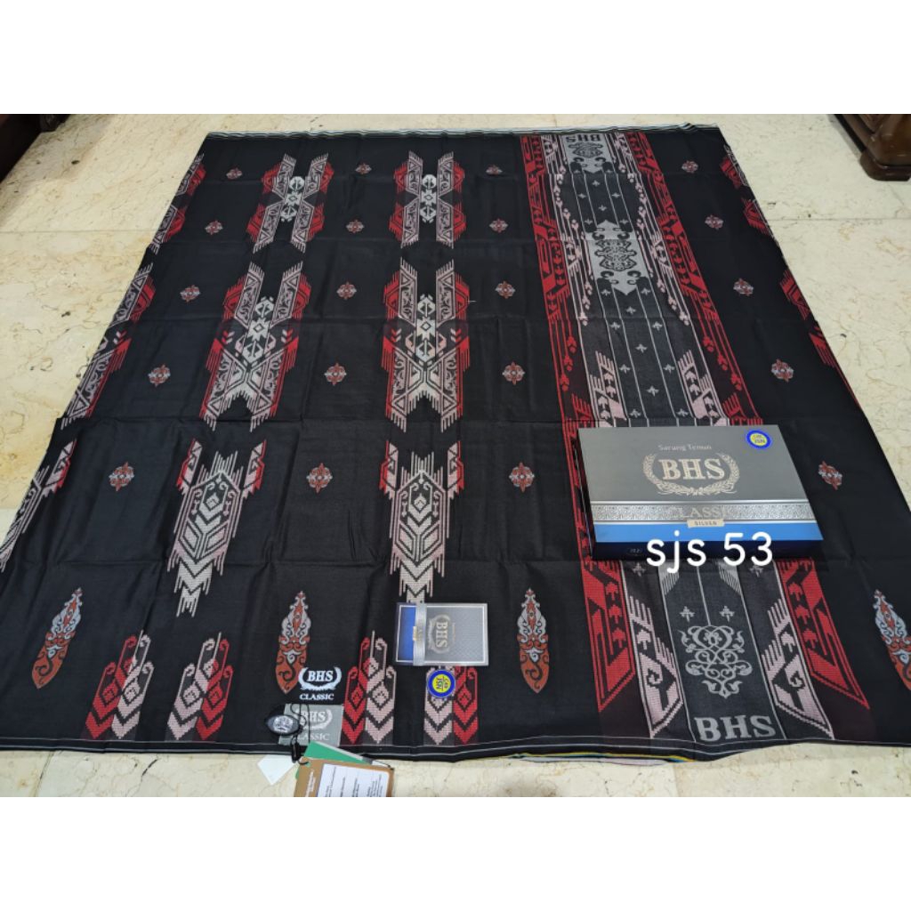 Sarung BHS Classic JSN Silver Sarung BHS Classic JGC Silver Sarung BHS Classic Jacquard Silver