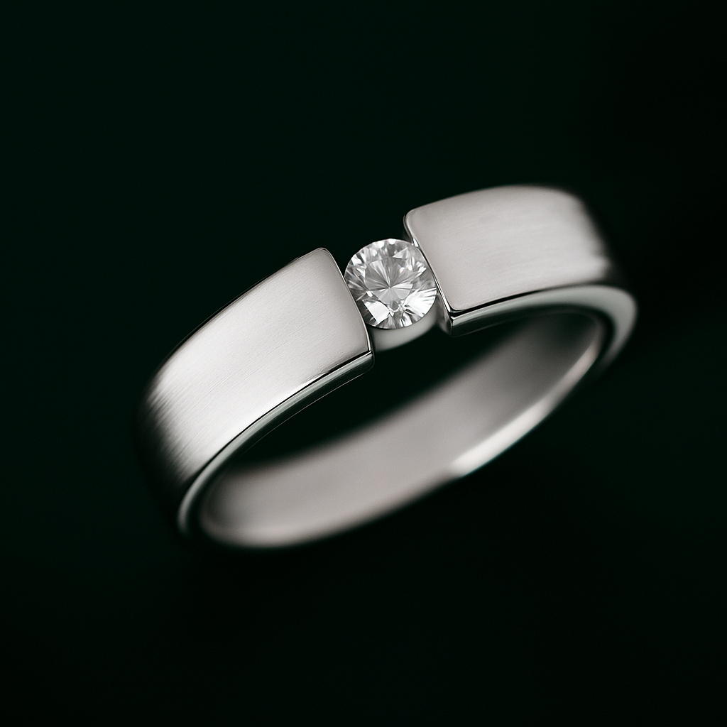 Spilla Jewelry Cincin Pria W-17 Cincin Perak Nikah Tunangan