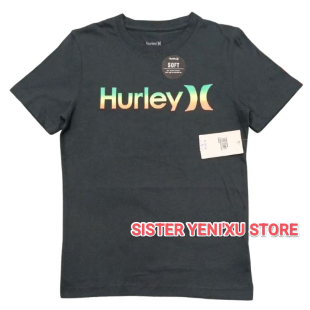 Kaos Anak Hurley One & Only Boy T-Shirt BLACK (Size M,L,XL) ORIGINAL STORE 100%