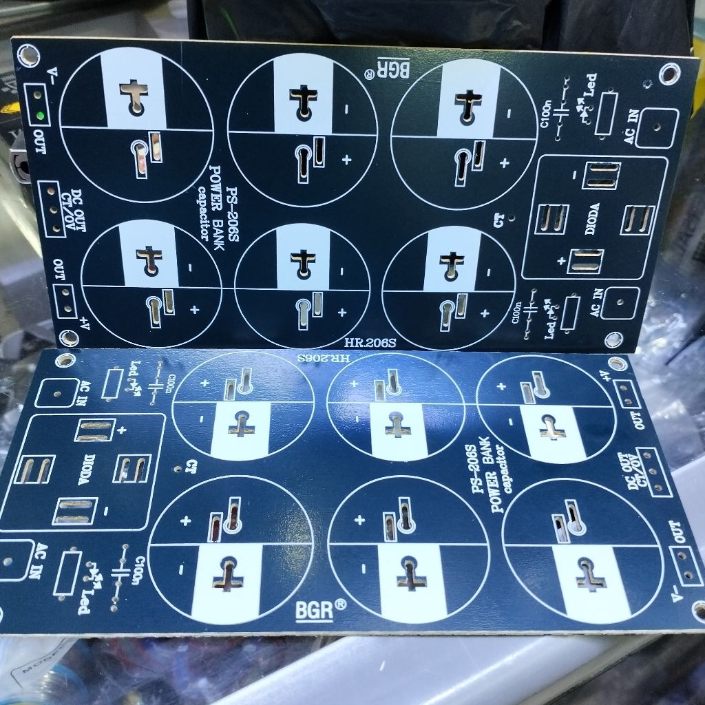 POWER SUPLAY PCB 6 ELCO BGR 1PCS