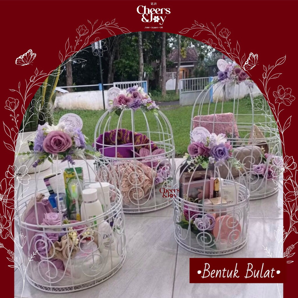 Hantaran Mahar Sangkar Burung Seserahan Hantaran Kawat Besi