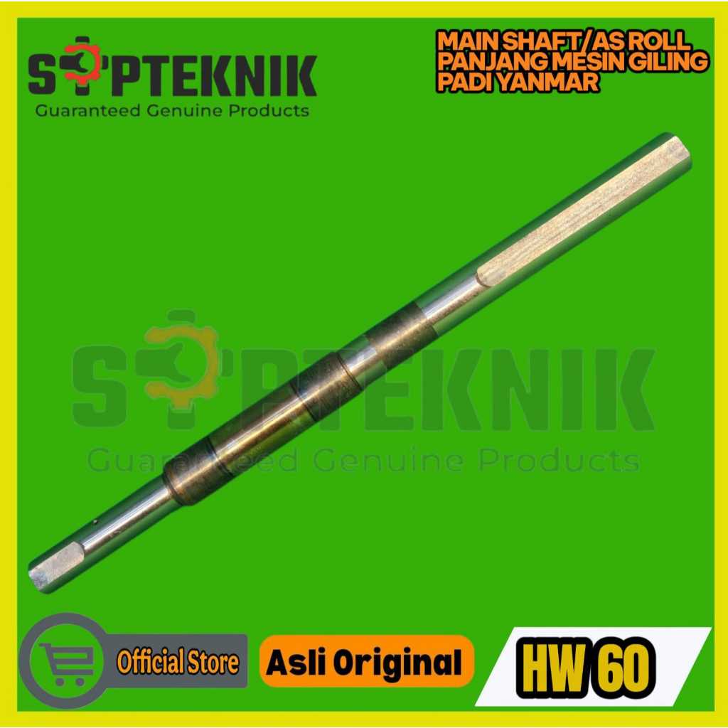 MAIN SHAFT /AS ROLL PANJANG MESIN GILING PADI HW 60 YANMAR