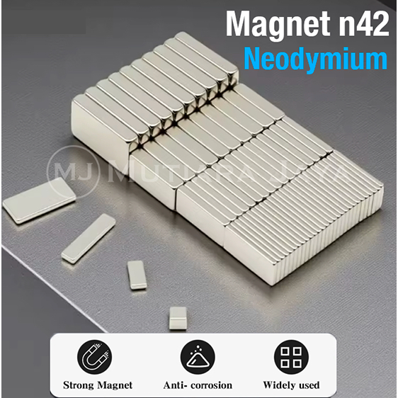 Magnet Neodymium n42 Kotak Batang Persegi Sangat Super Kuat Serbaguna