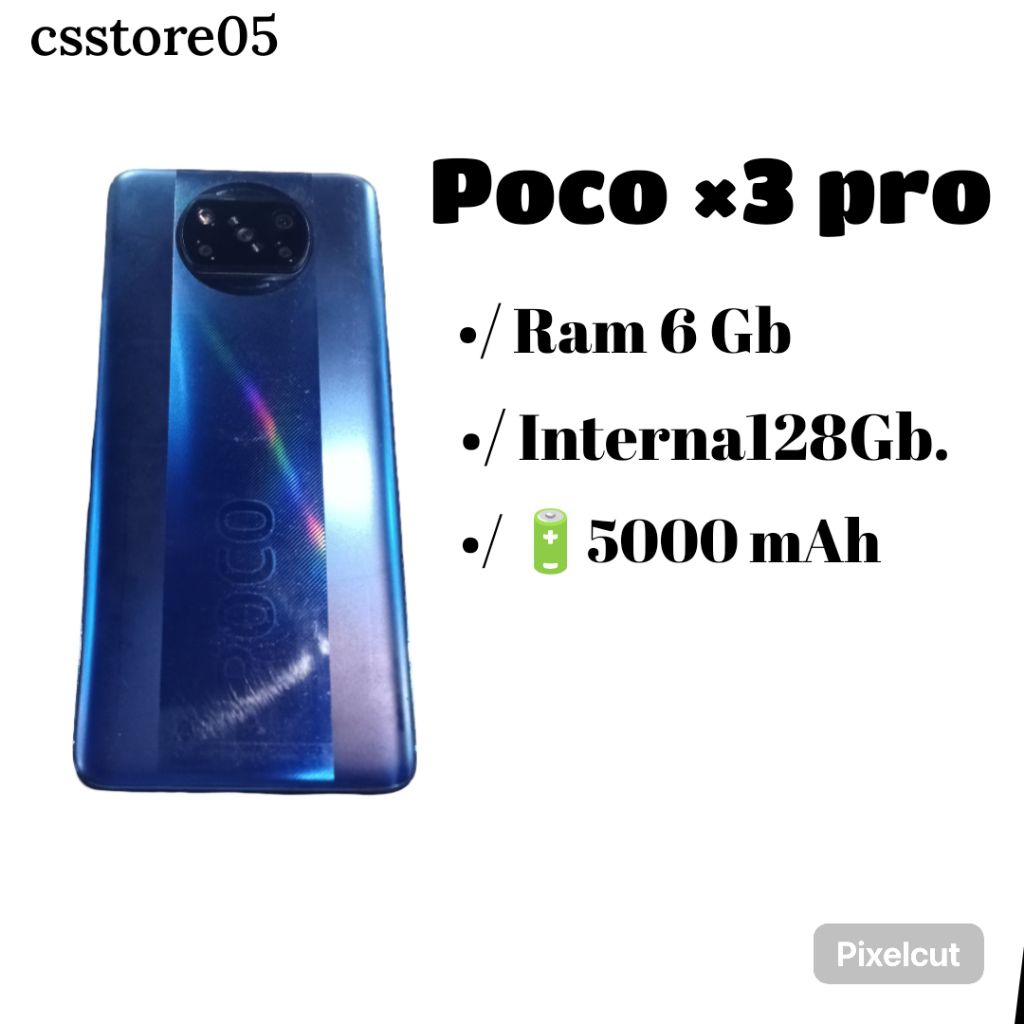 Poco ×3 pro Ram 6/128Gb.Hp murah