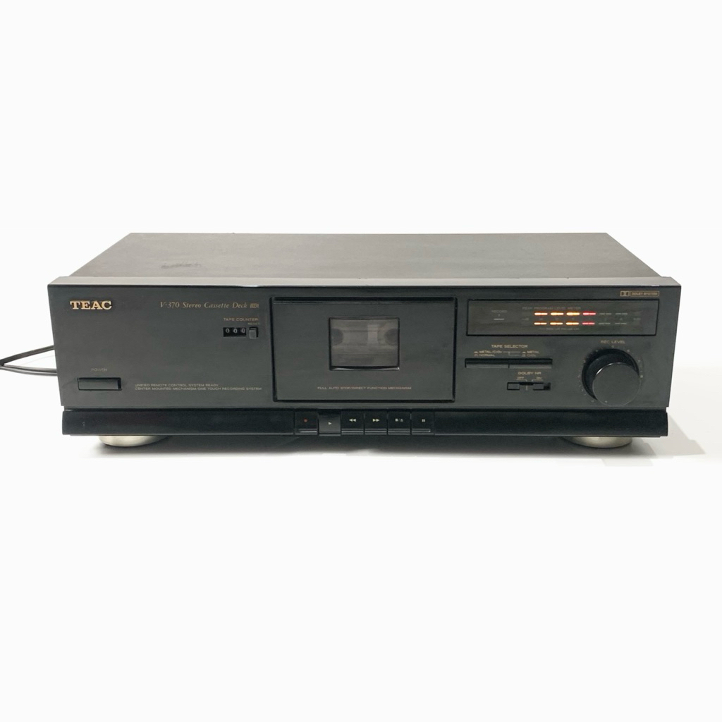 TEAC V-370 Stereo Cassette Deck / Tape Deck Pemutar Kaset Pita TEAC V-370 (JAPAN 1991)
