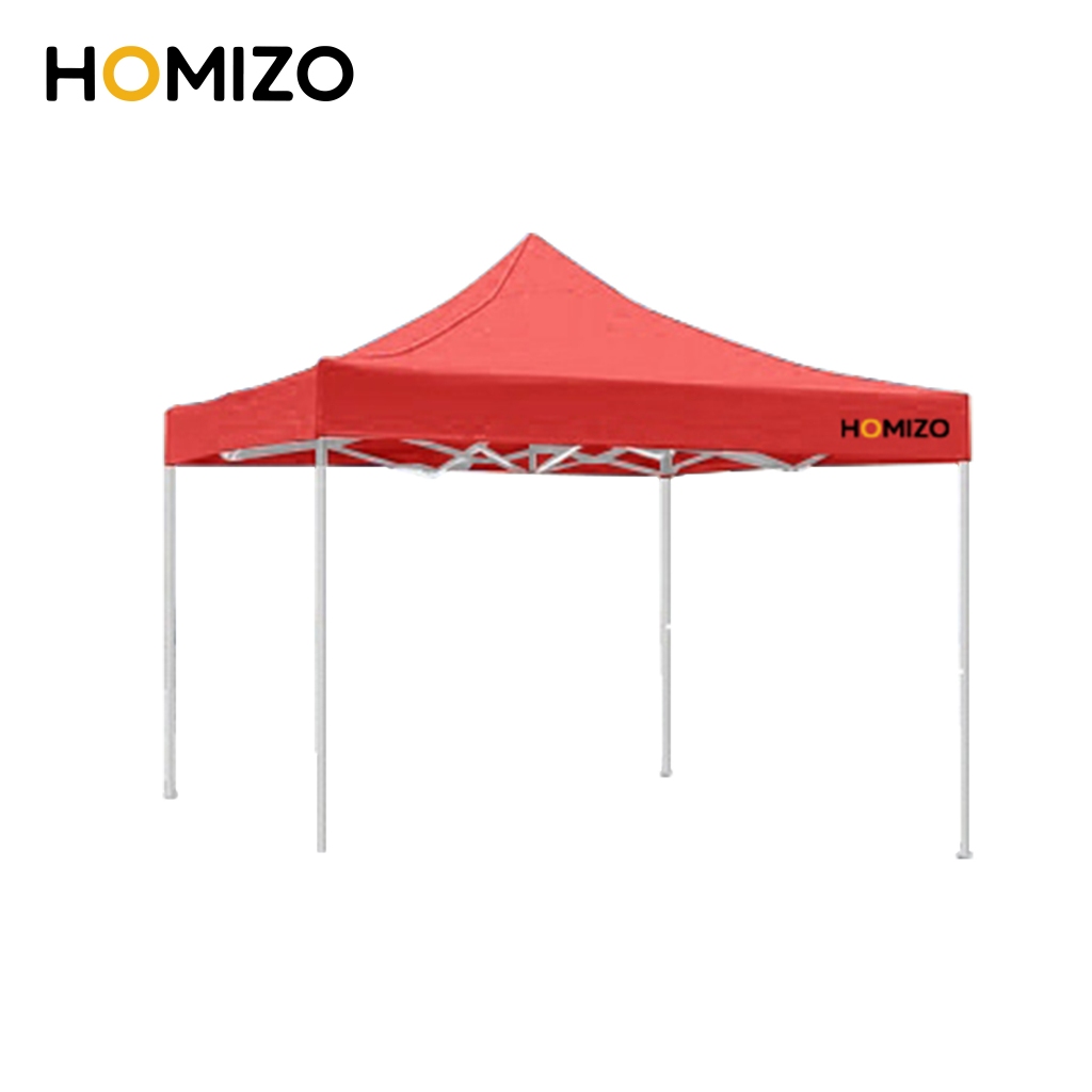 HOMIZO Tenda lipat 3x3/Tenda Lipat Jualan/tenda jualan 2x2/Tenda Bazar 1200D Outdoor/Tenda Bazar