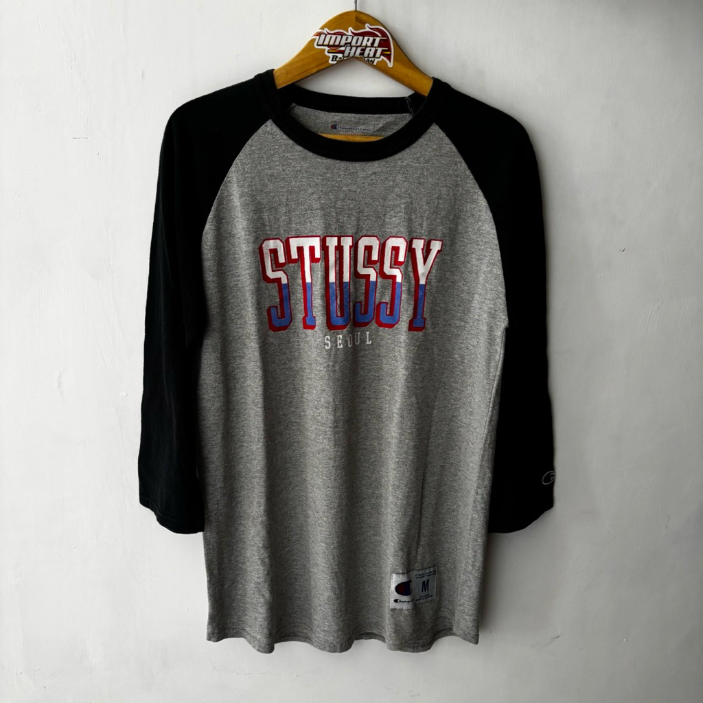Stussy Champion Raglan Tshirt