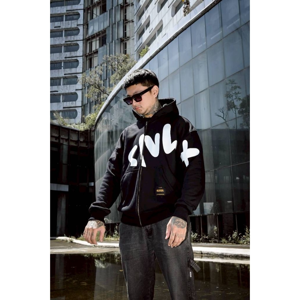 Jaket Hoodie Zipper Void original Selvio Hexia - Jaket Casual / Jaket pria Distro