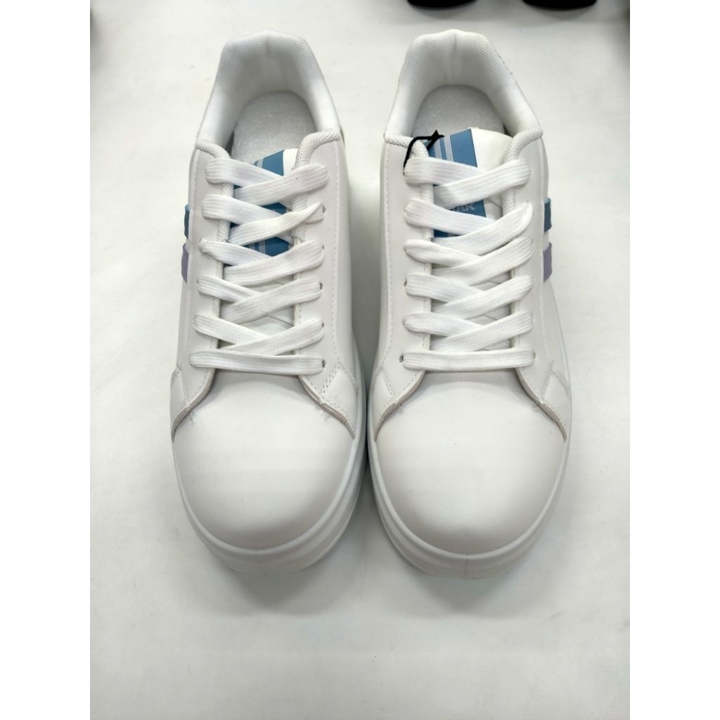 sepatu sneaker wanita bata north star putih new