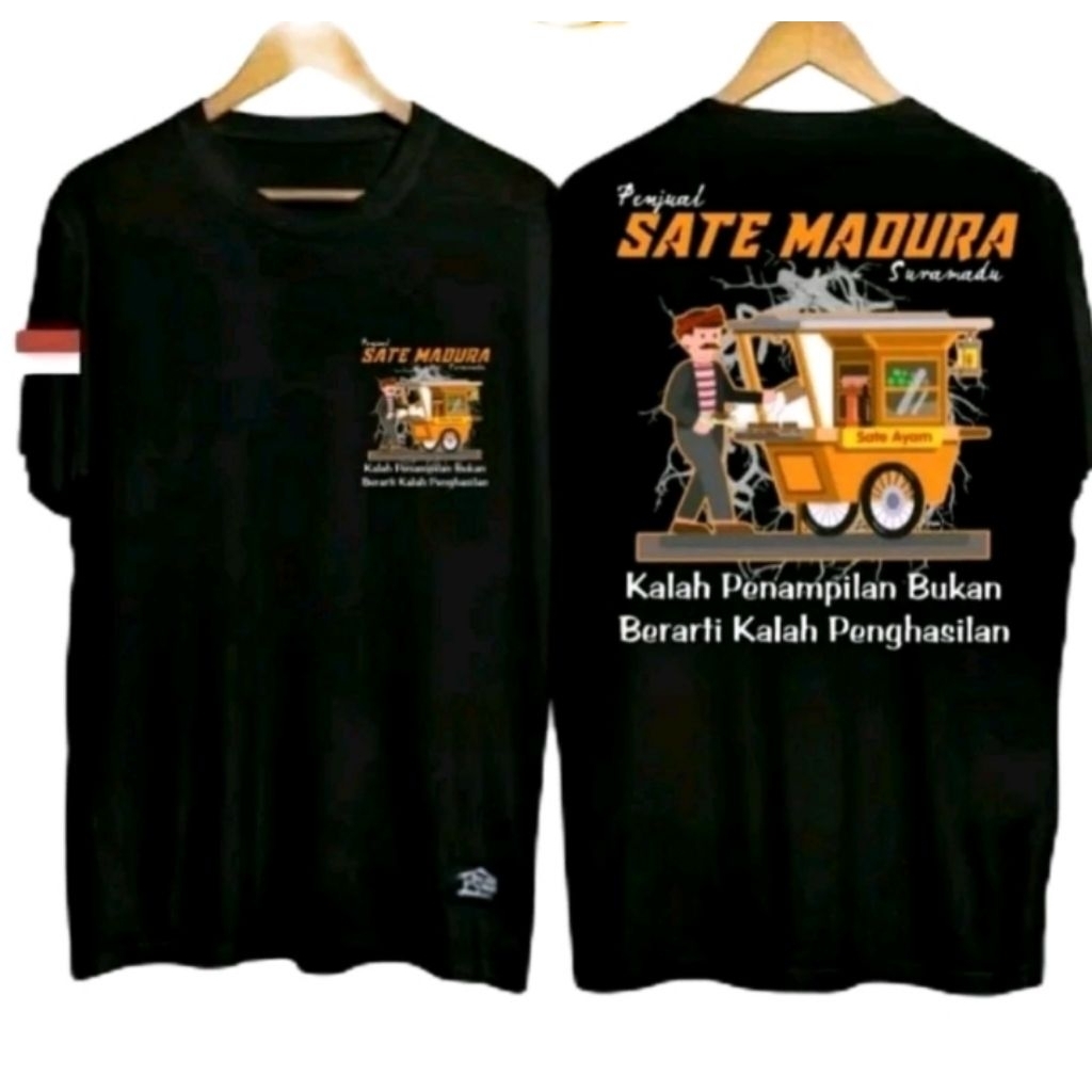 Kaos T shirt Kata-kata sate Madura